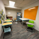 ProSpace, showroom, office furniture, classroom, desks
